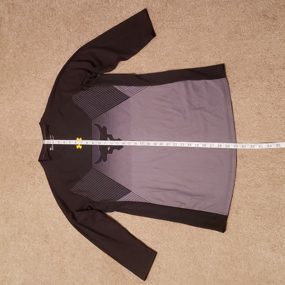 Under Armour Project Rock Men's Vanish 3/4 Sleeve Shirt - Picture 9 of 10